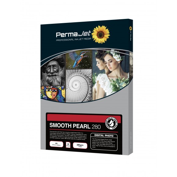 PermaJet Smooth Pearl 280gsm InkJet Paper Sheet & Roll (Choose)
